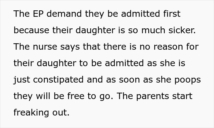 Parents Act Entitled In Pediatric ER, Have To Be Snubbed By Nurse Multiple Times Until They Give Up Parents Act Entitled In Pediatric ER, Have To Be Snubbed By Nurse Multiple Times Until They Give Up