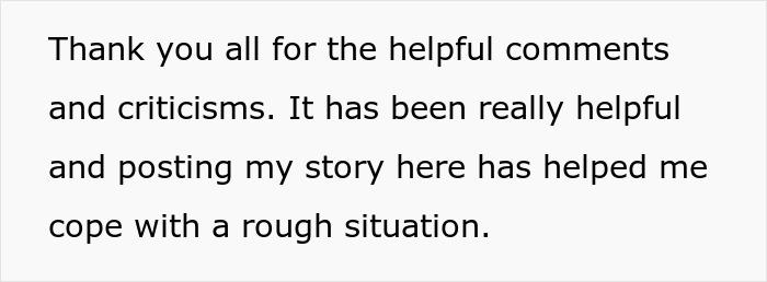 Man horrified by wife still expecting him to slog at home despite his cancer; thanking for helpful comments.