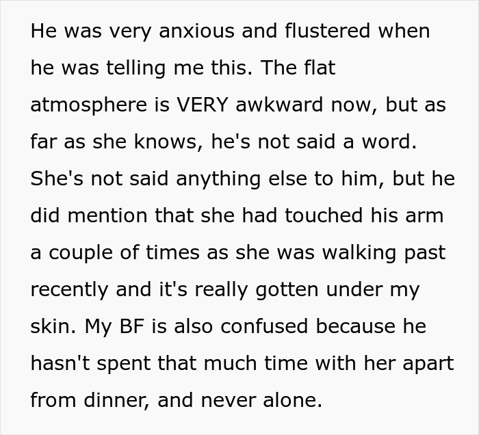 Woman Lives With Roommate In Harmony Until Her BF Moves In And Makes The Roommate Go Crazy Woman Lives With Roommate In Harmony Until Her BF Moves In And Makes The Roommate Go Crazy
