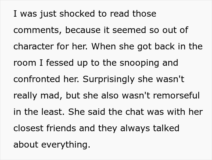 A man thinks he has met the one until an accidental peek at her phone changes everything about their relationship.