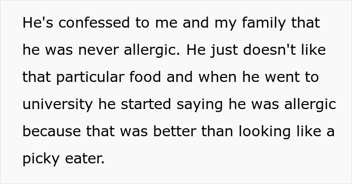 Woman Finds Out Her Husband Fakes A Dangerous Food Allergy, Then Uncovers A Pattern Of Bigger Lies
