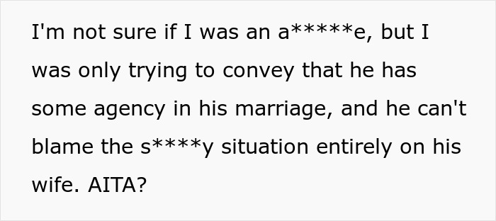 A screenshot of a text discussing a man's regret about his SAHM wife and 6th kid. A screenshot of a text discussing a man's regret about his SAHM wife and 6th kid.