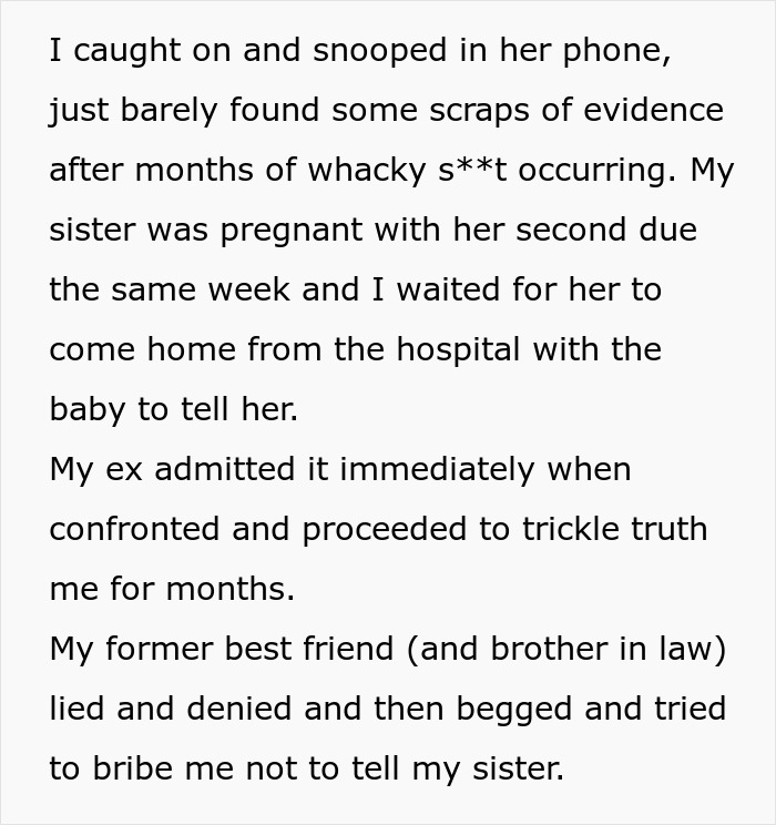 Guy's Life Gets Nightmarish After GF Of 10 Years Cheats On Him With His BIL While Sis Was Pregnant Guy's Life Gets Nightmarish After GF Of 10 Years Cheats On Him With His BIL While Sis Was Pregnant