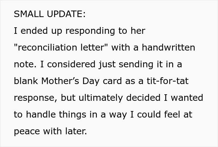 Woman Goes 3 Years Without Talking To MIL, Shocked When She Comes Home To A Reconciliation Letter Woman Goes 3 Years Without Talking To MIL, Shocked When She Comes Home To A Reconciliation Letter