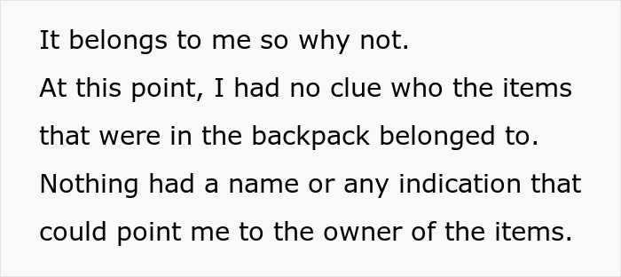 Cleaner Helps Herself To Teacher&rsquo;s Lost Backpack, Gets Mad When The Owner Helps Herself To It Too