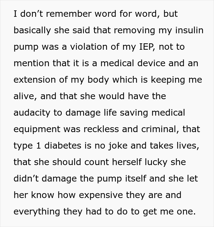 A teacher tries to put a kid in his place, but he learns a lesson about medical device violation and diabetes. A teacher tries to put a kid in his place, but he learns a lesson about medical device violation and diabetes.
