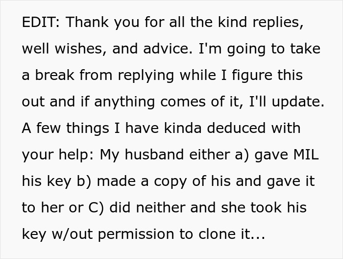 A Reddit comment from the original poster on the plan to make DIL have kids, affecting grandbabies and husband's actions.