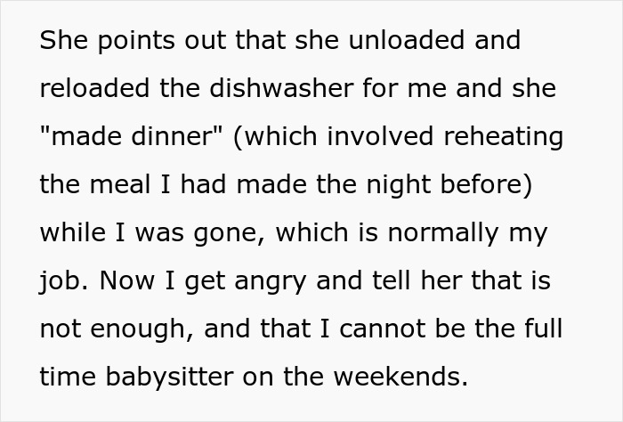 Husband angered by postpartum wife's minimal housework, still expects him to slog at home after cancer treatment.