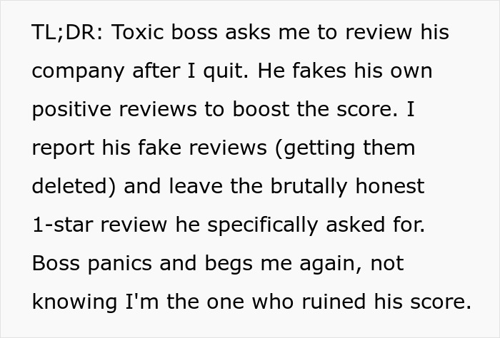 Man Writes Former Workplace An Honest Review, Finds Out What Panic It Caused Man Writes Former Workplace An Honest Review, Finds Out What Panic It Caused