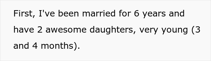 Man horrified by cancer, reflecting on 6 years of marriage with two young daughters and spousal expectations.