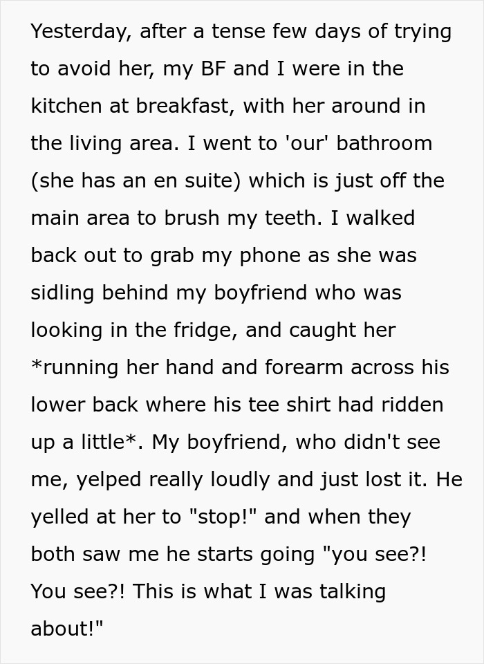Woman Lives With Roommate In Harmony Until Her BF Moves In And Makes The Roommate Go Crazy Woman Lives With Roommate In Harmony Until Her BF Moves In And Makes The Roommate Go Crazy