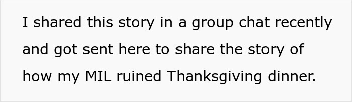Screenshot of text about a MIL who put essential oils in nearly every holiday dish. Screenshot of text about a MIL who put essential oils in nearly every holiday dish.