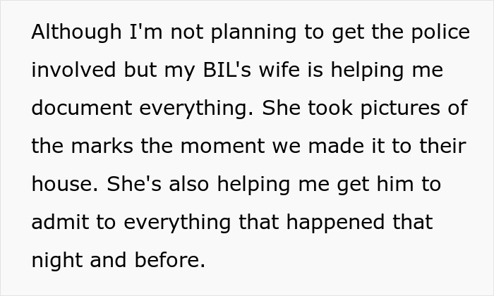 A woman documents events after husband's violent reaction to allergic SIL eating peanuts. A woman documents events after husband's violent reaction to allergic SIL eating peanuts.