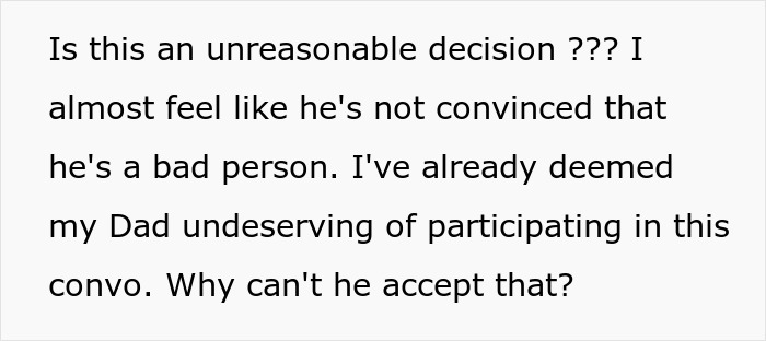 BF Refuses To Propose Without Her Estranged Father's Blessing And His GF Wonders Who She Is Dating