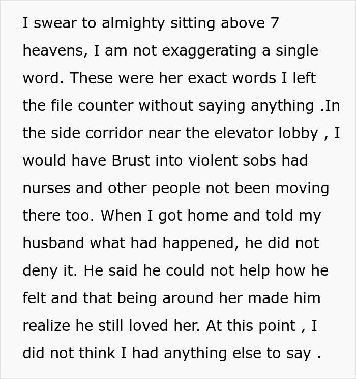 Husband Drops Everything To Help His Sick Ex Wife, Doesn't Care What His Current Wife Thinks Husband Drops Everything To Help His Sick Ex Wife, Doesn't Care What His Current Wife Thinks
