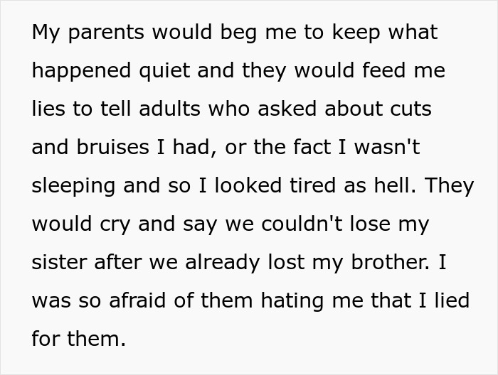 Guy Can't Believe Parents Want To Reconcile After They Ignored His Sister's Mental Health To Dangerous Levels Guy Can't Believe Parents Want To Reconcile After They Ignored His Sister's Mental Health To Dangerous Levels