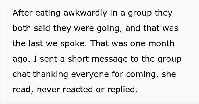 A screenshot of text detailing the aftermath of the picky eater's behavior. A screenshot of text detailing the aftermath of the picky eater's behavior.