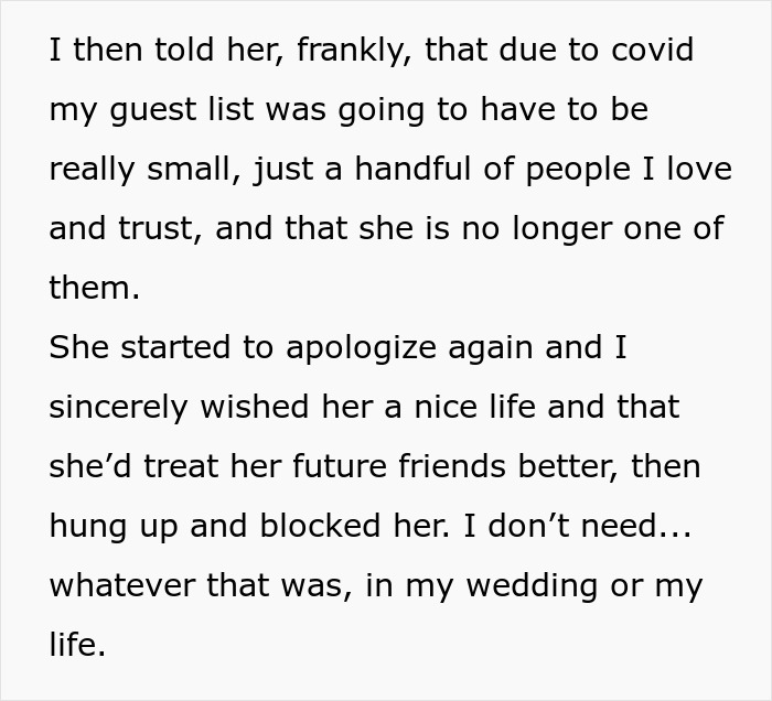 Bride shocked: The bride ends the friendship with her MOH due to replacing the dress. Bride shocked: The bride ends the friendship with her MOH due to replacing the dress.