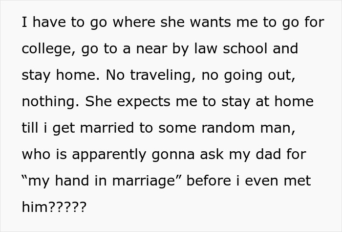 SAHM Tries To Live Through 18YO Daughter After Giving Up Her Career, Teen Finally Pushes Back SAHM Tries To Live Through 18YO Daughter After Giving Up Her Career, Teen Finally Pushes Back