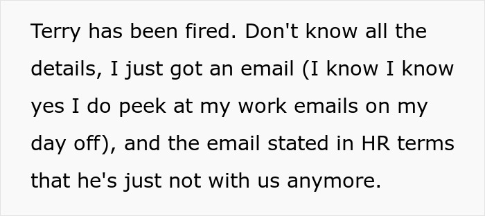 Woman's Creepy Coworker Cut Off Her Hair After Months Of Weird Comment, Blames It On "Intrusive Thought" Woman's Creepy Coworker Cut Off Her Hair After Months Of Weird Comment, Blames It On "Intrusive Thought"