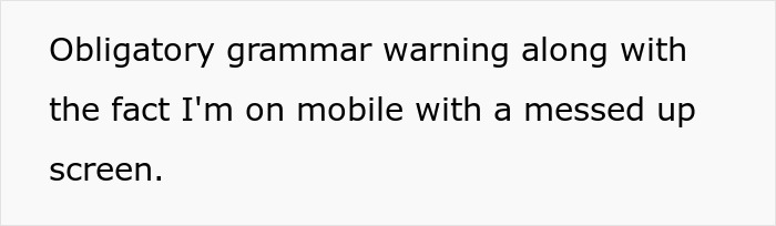 A grammar warning for a post about a student worker's career crumbling due to a lazy manager.