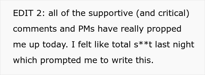 Supportive comments helping a guy cope with cancer, a postpartum wife, and the expectation to slog at home.