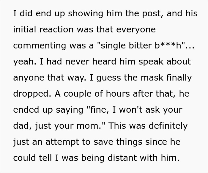 BF Refuses To Propose Without Her Estranged Father's Blessing And His GF Wonders Who She Is Dating