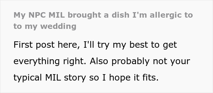 Couple Tell MIL Several Times About DIL's Dietary Condition, She Ignores It, And Brings Wrong Food Couple Tell MIL Several Times About DIL's Dietary Condition, She Ignores It, And Brings Wrong Food