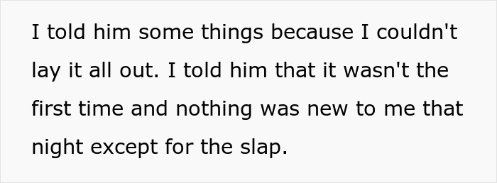 Text describing a violent reaction, including a slap, after serving allergic SIL peanuts. Text describing a violent reaction, including a slap, after serving allergic SIL peanuts.