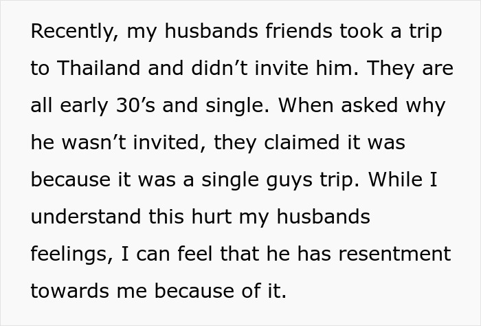 Guy Wants Marriage At Home And Single-Guy Trips To Thailand With Pals, Wife Says He Can’t Have Both Guy Wants Marriage At Home And Single-Guy Trips To Thailand With Pals, Wife Says He Can’t Have Both