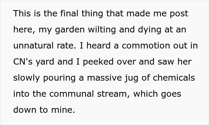 Neighbor From Hell Dumps Vinegar In Shared Stream, Mad As Homeowner Doesn&rsquo;t Allow Her In Hot Spring