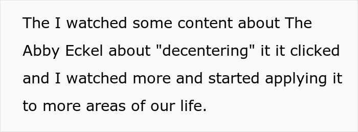 “Decided To ‘Decenter’ My Husband A Couple Of Years Ago And Here's How It's Going” “Decided To ‘Decenter’ My Husband A Couple Of Years Ago And Here's How It's Going”