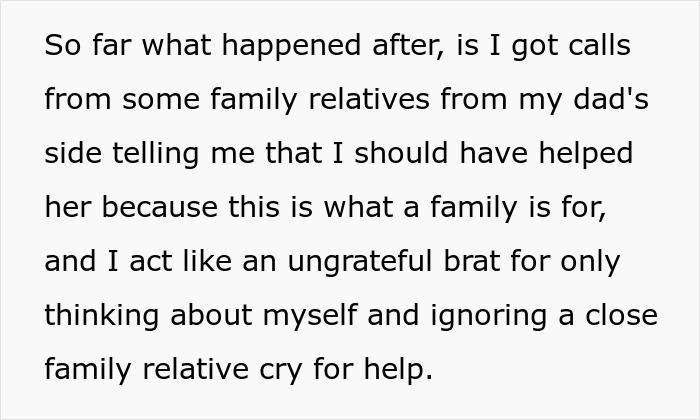 Man Thinks: Family calls, shaming him for not helping aunt, calling him ungrateful. Man Thinks: Family calls, shaming him for not helping aunt, calling him ungrateful.