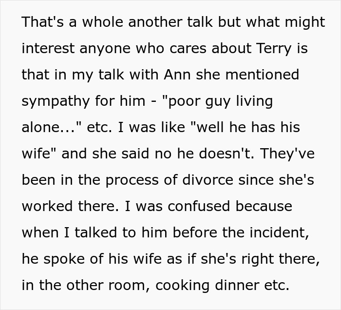 Woman's Creepy Coworker Cut Off Her Hair After Months Of Weird Comment, Blames It On "Intrusive Thought" Woman's Creepy Coworker Cut Off Her Hair After Months Of Weird Comment, Blames It On "Intrusive Thought"