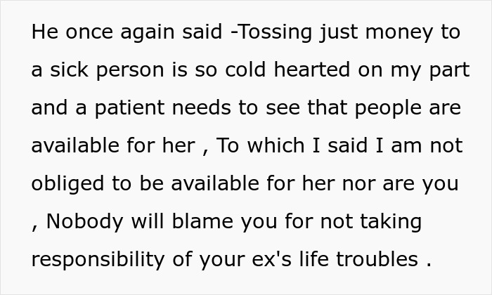 Husband Drops Everything To Help His Sick Ex Wife, Doesn't Care What His Current Wife Thinks Husband Drops Everything To Help His Sick Ex Wife, Doesn't Care What His Current Wife Thinks