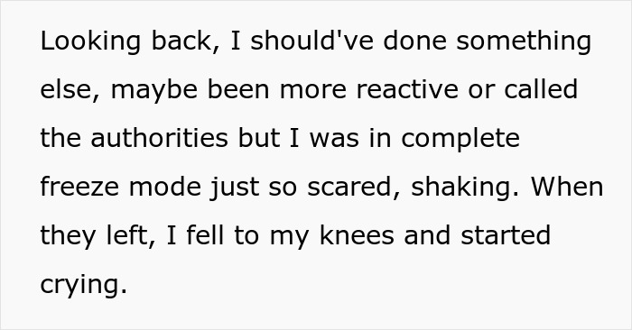 The 17YO at work: reflecting on made-up bullying claims and feeling scared, shaking, and crying after the ambush. The 17YO at work: reflecting on made-up bullying claims and feeling scared, shaking, and crying after the ambush.