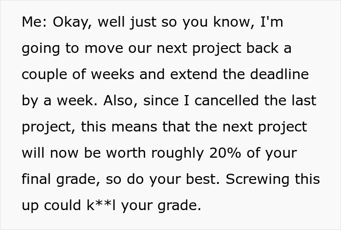 Lazy Seniors Force Classmates To Do All The Work, Teacher's Trap Blows Up In Their Faces Lazy Seniors Force Classmates To Do All The Work, Teacher's Trap Blows Up In Their Faces