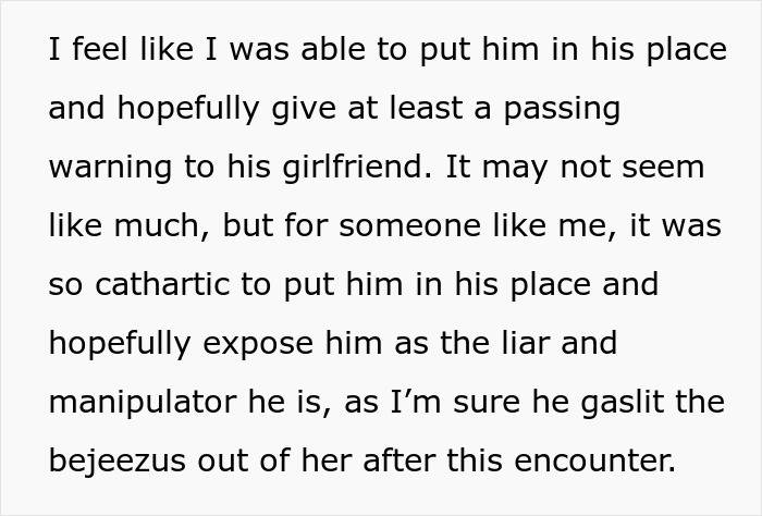 Text snippet: woman reveals a serial cheater's secret kid, exposing his lies and manipulative behavior to his new girlfriend. Text snippet: woman reveals a serial cheater's secret kid, exposing his lies and manipulative behavior to his new girlfriend.