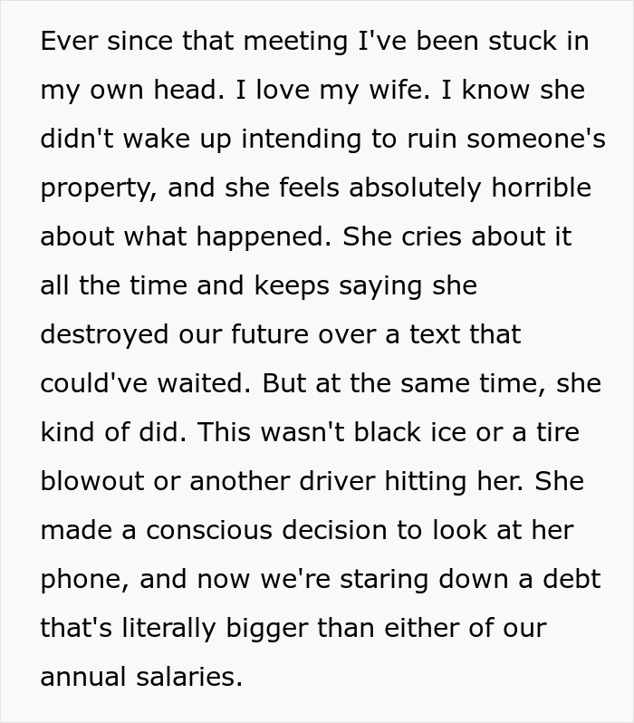Woman Destroys Her And Her Husband’s Future Over A Text That Could’ve Waited Woman Destroys Her And Her Husband’s Future Over A Text That Could’ve Waited