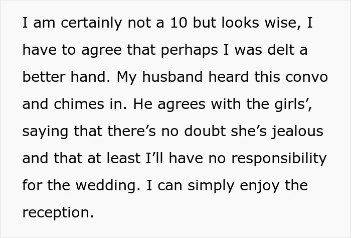 Woman Plans To Upstage Jealous SIL At Her Own Wedding After She's Excluded Due To Losing Weight Woman Plans To Upstage Jealous SIL At Her Own Wedding After She's Excluded Due To Losing Weight