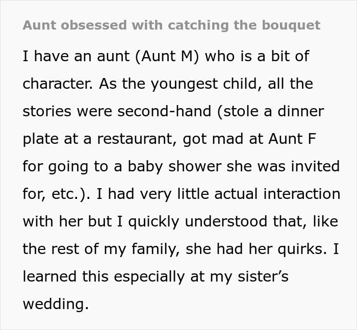 Woman Is So Desperate For A Husband That She Does Everything To "Win" The Wedding Bouquet Toss