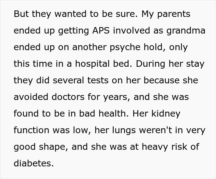 Entitled man's wedding proposal fallout: Grandma's health crisis, APS involved, bad health discovered.