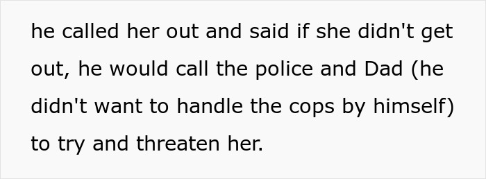 Man thinks the matter with aunt asking him money is done after he denies her, threatening to call police. Man thinks the matter with aunt asking him money is done after he denies her, threatening to call police.