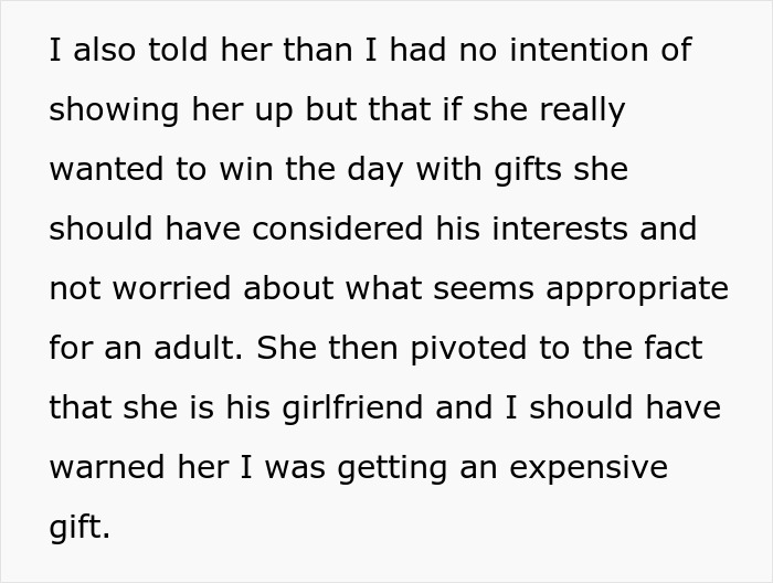 Woman Calls Boyfriend's Favorite Birthday Gift "Childish," His Twin Sister Doesn't Hold Back Woman Calls Boyfriend's Favorite Birthday Gift "Childish," His Twin Sister Doesn't Hold Back