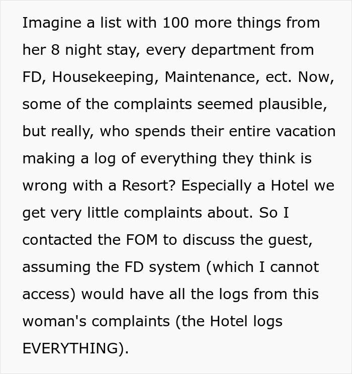 Wannabe Scam Artist Thinks She Can Complain Her Way Out Of A $6500 Vacation, Gets Reality Check