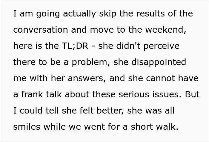 A horrified man with cancer after his postpartum wife's lack of concern, still expecting him to slog at home.