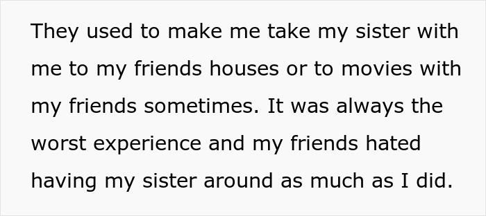 Parents Force Teen To Have Autistic Sis At All Bday Parties, Mad When She Does 18th Bday Differently Parents Force Teen To Have Autistic Sis At All Bday Parties, Mad When She Does 18th Bday Differently
