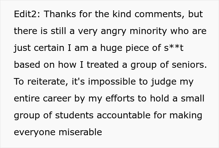 Lazy Seniors Force Classmates To Do All The Work, Teacher's Trap Blows Up In Their Faces Lazy Seniors Force Classmates To Do All The Work, Teacher's Trap Blows Up In Their Faces