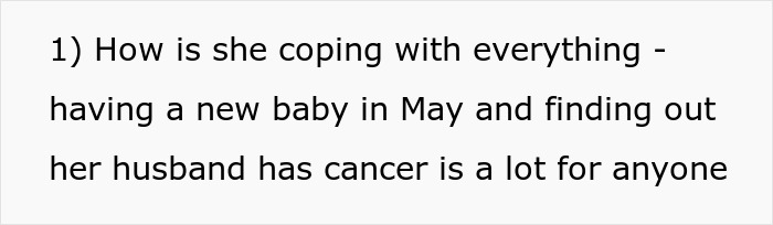 A man horrified by his cancer treatment while his postpartum wife expects him to slog at home.