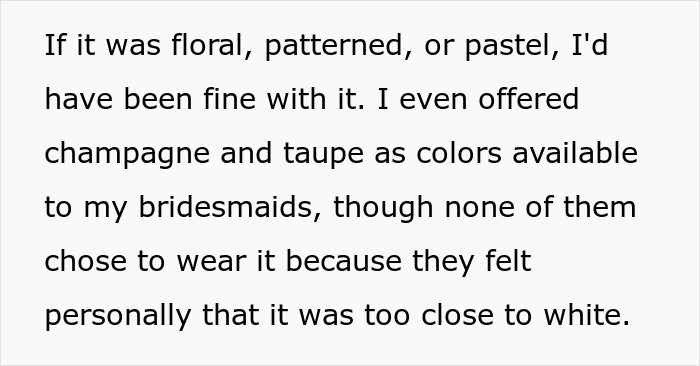 Wedding Guest Claims She Had &ldquo;Nothing Else To Wear,&rdquo; Bride Isn&rsquo;t Buying Her Excuse